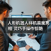 人形机器人样机首度亮相 灵巧手操作惊艳
