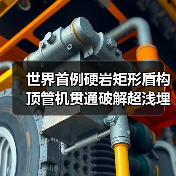 世界首例硬岩矩形盾构顶管机贯通破解超浅埋隧道难题(图4) 世界首例硬岩矩形盾构顶管机贯通破解超浅埋隧道难题(图4)