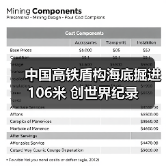 中国高铁盾构海底掘进106米 创世界纪录(图4)