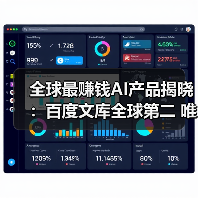 全球最赚钱AI产品揭晓:百度文库全球第二 唯一中国商业化应用(图2) 全球最赚钱AI产品揭晓:百度文库全球第二 唯一中国商业化应用(图2)
