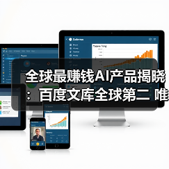 全球最赚钱AI产品揭晓:百度文库全球第二 唯一中国商业化应用(图3) 全球最赚钱AI产品揭晓:百度文库全球第二 唯一中国商业化应用(图3)