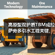 高原型双护盾TBM成拉萨旁多引水工程关键,破解高海拔施工难题(图2) 高原型双护盾TBM成拉萨旁多引水工程关键,破解高海拔施工难题(图2)