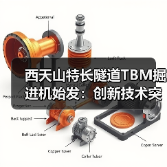 西天山特长隧道TBM掘进机始发：创新技术突破高寒冰川施工难题(图3)
