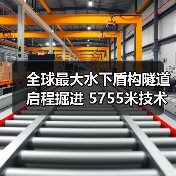 全球最大水下盾构隧道启程掘进 5755米技术突破引关注(图4) 全球最大水下盾构隧道启程掘进 5755米技术突破引关注(图4)
