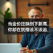 当金价狂飙创下新高，你却在犹豫该不该追，手里的黄金到底还香不 - 辰飞雨恒通能机械资讯