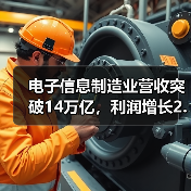 电子信息制造业营收突破14万亿,利润增长2.9%背后趋势解析(图2) 电子信息制造业营收突破14万亿,利润增长2.9%背后趋势解析(图2)