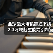 全球最大塔机震撼下线 2.3万吨起重能力引领行业突破(图4)
