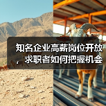 知名企业高薪岗位开放,求职者如何把握机会?(图2) 知名企业高薪岗位开放,求职者如何把握机会?(图2)