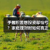 手握积蓄想投资却怕亏？家庭理财时如何真正分散风险(图1)
