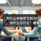 为什么辛苦攒下的20万，投什么亏什么？看看老周的理财账户就知 - 辰飞雨恒通能机械资讯
