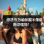 你还在为瑜伽服不保暖而烦恼吗？(图1)