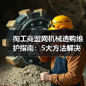 掏工商盟网机械选购维护指南:5大方法解决常见问题(图4) 掏工商盟网机械选购维护指南:5大方法解决常见问题(图4)