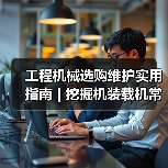 工程机械选购维护实用指南 | 挖掘机装载机常见问题解析(图3) 工程机械选购维护实用指南 | 挖掘机装载机常见问题解析(图3)