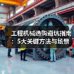 工程机械选购避坑指南：5大关键方法与场景