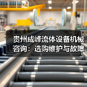 贵州成峰流体设备机械咨询:选购维护与故障解析实用指南(图3) 贵州成峰流体设备机械咨询:选购维护与故障解析实用指南(图3)