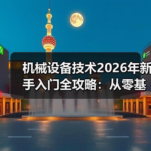 机械设备技术2026年新手入门全攻略：从零基础到实战操作的7个关键步骤 - 辰飞雨恒通能机械资讯