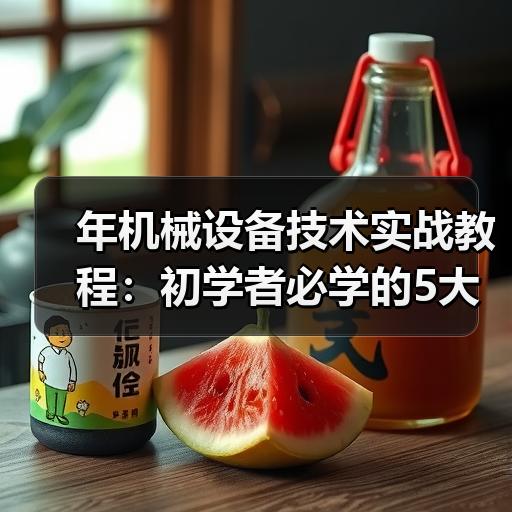 年机械设备技术实战教程：初学者必学的5大核心操作流程详解 - 辰飞雨恒通能机械资讯