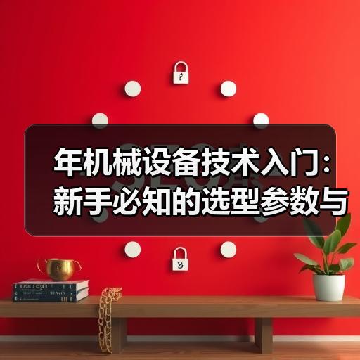 年机械设备技术入门：新手必知的选型参数与避坑要点 - 辰飞雨恒通能机械资讯