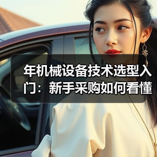 年机械设备技术选型入门：新手采购如何看懂